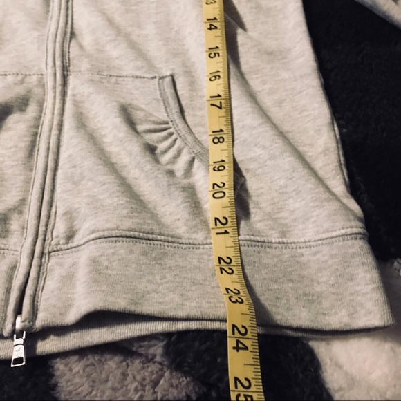 HOLLISTER 3/4 Sleeve Lightweight Zip Up Hoodie - Picture 7 of 7
